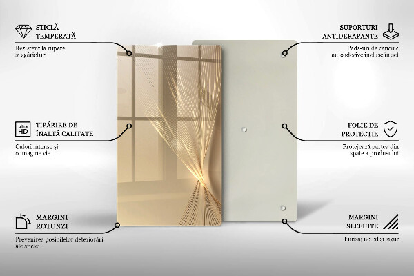 Deska kuchenna szklana Nowoczesna abstrakcja