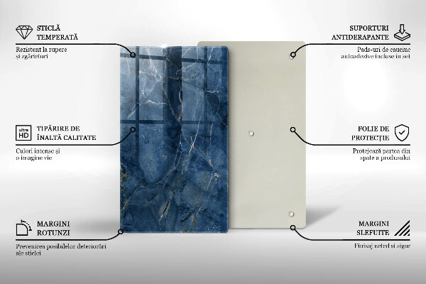 Deska kuchenna szklana Tekstura kamienia marmur