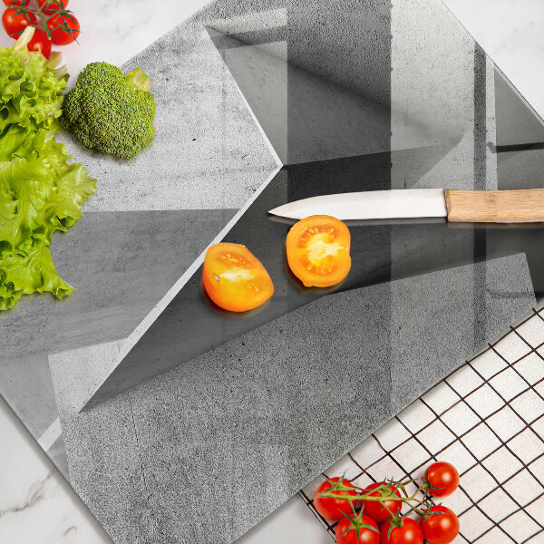 Deska kuchenna szklana Betonowa abstrakcja