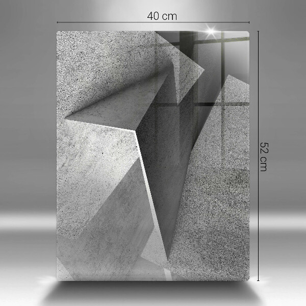 Deska kuchenna szklana Betonowa abstrakcja