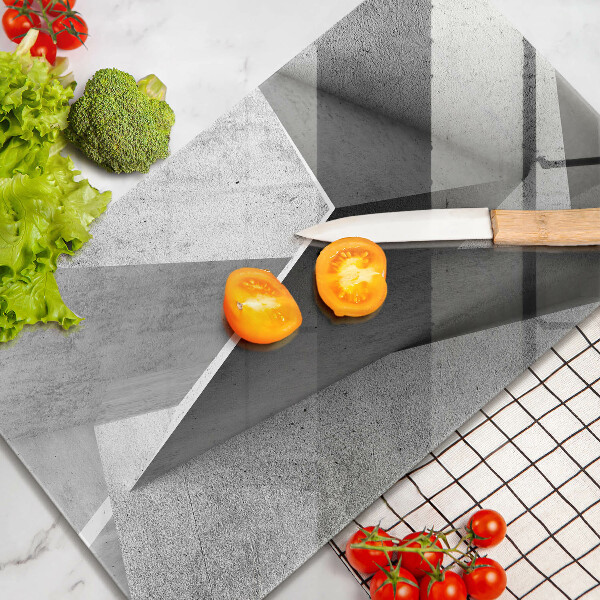 Deska kuchenna szklana Betonowa abstrakcja