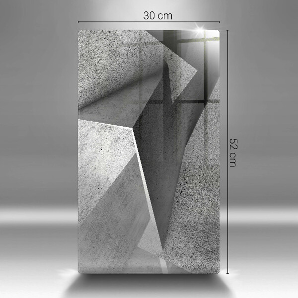 Deska kuchenna szklana Betonowa abstrakcja