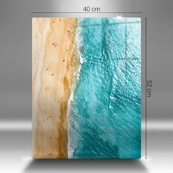 Deska kuchenna szklana Brzeg plaży i morze