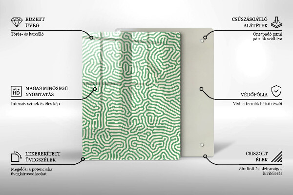 Deska kuchenna szklana Natura bambusy