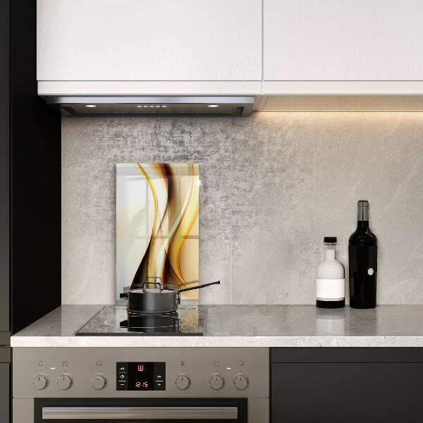 Deska kuchenna szklana Abstrakcja dym linie