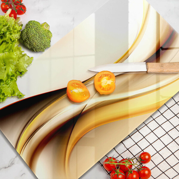 Deska kuchenna szklana Abstrakcja dym linie