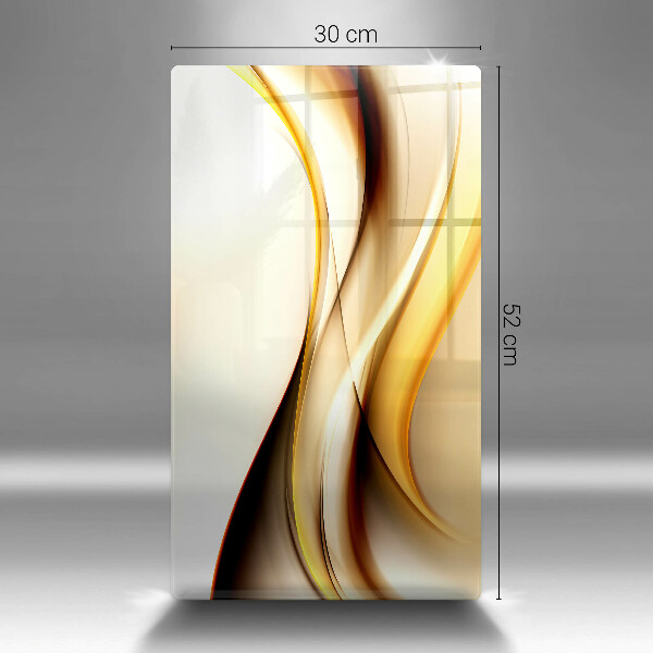 Deska kuchenna szklana Abstrakcja dym linie