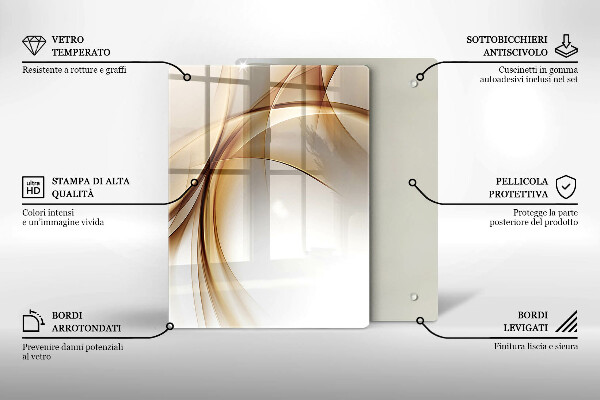 Deska kuchenna szklana Wiosenne różowe kwiaty