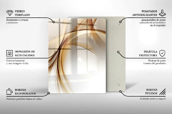 Deska kuchenna szklana Wiosenne różowe kwiaty