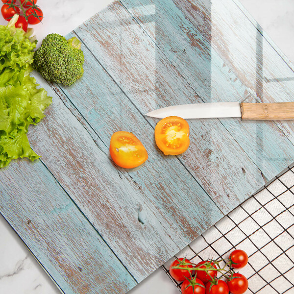 Deska kuchenna szklana Stare deski vintage
