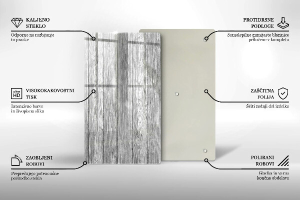 Deska kuchenna szklana Drewno stare deski