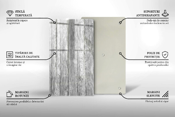 Deska kuchenna szklana Drewno stare deski