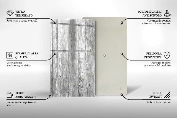 Deska kuchenna szklana Drewno stare deski