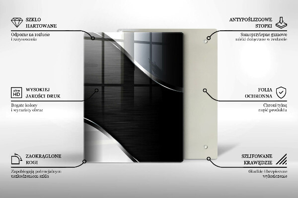 Deska kuchenna szklana Drewno stare deski