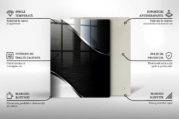 Deska kuchenna szklana Drewno stare deski