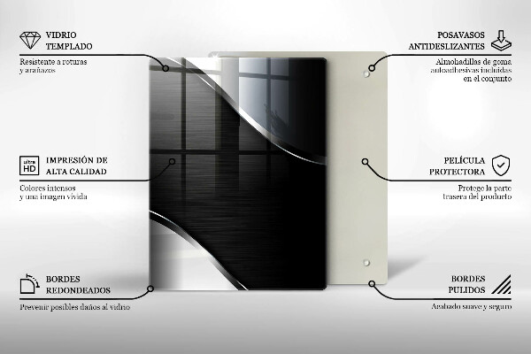 Deska kuchenna szklana Drewno stare deski