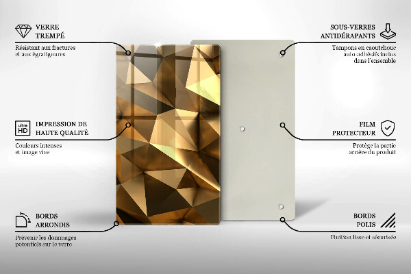Deska kuchenna szklana Tło abstrakcja struktura