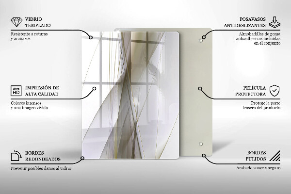 Deska kuchenna szklana Tło abstrakcja struktura