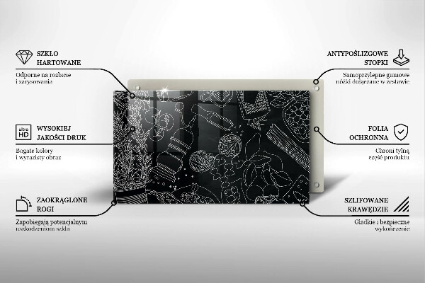 Szklana deska do krojenia Kuchenne akcesoria