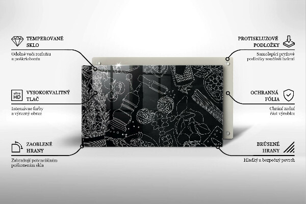 Szklana deska do krojenia Kuchenne akcesoria