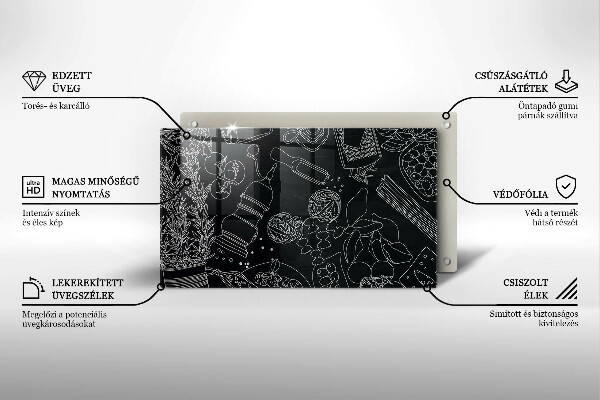 Szklana deska do krojenia Kuchenne akcesoria