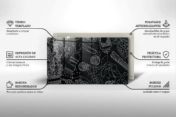 Szklana deska do krojenia Kuchenne akcesoria