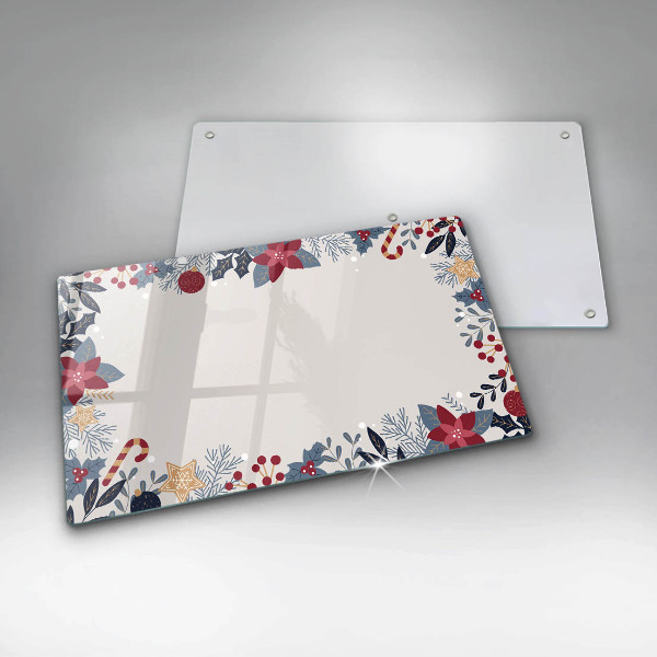 Szklana deska do krojenia Świąteczne ozdoby