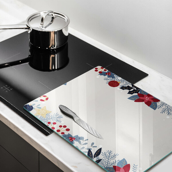 Szklana deska do krojenia Świąteczne ozdoby