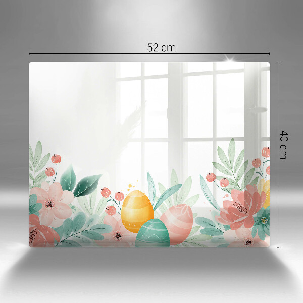 Szklana deska do krojenia Wielkanocne pisanki