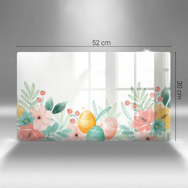 Szklana deska do krojenia Wielkanocne pisanki