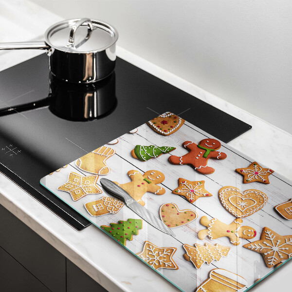 Szklana deska do krojenia Świąteczne pierniki