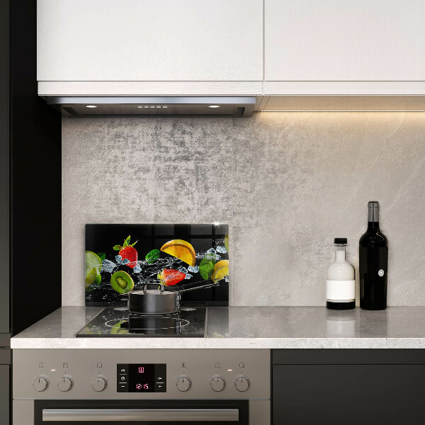 Szklana deska do krojenia Owoce w wodzie