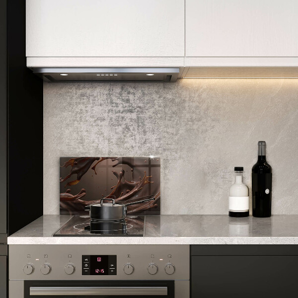 Szklana deska do krojenia Płynna czekolada