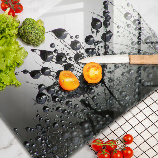 Szklana deska do krojenia Dmuchawce i rosa