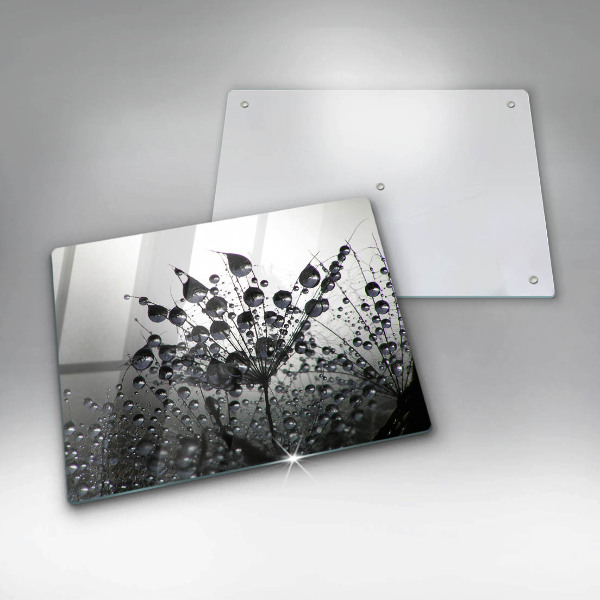 Szklana deska do krojenia Dmuchawce i rosa