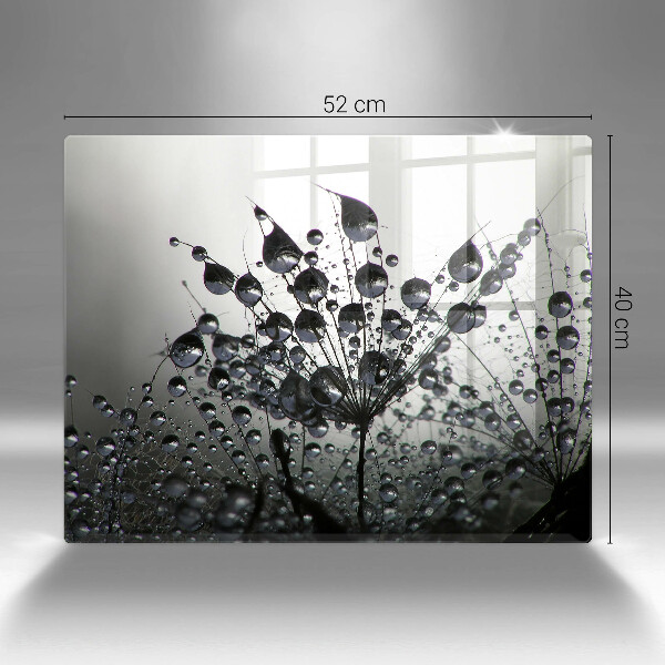 Szklana deska do krojenia Dmuchawce i rosa