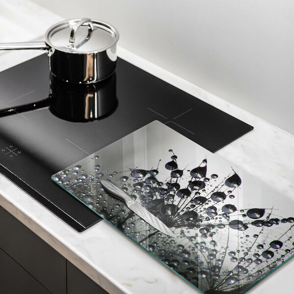 Szklana deska do krojenia Dmuchawce i rosa