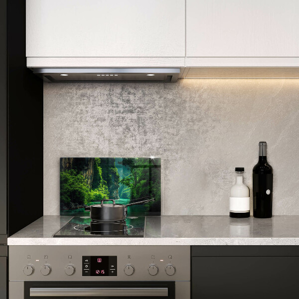 Szklana deska do krojenia Pejzaż laguna