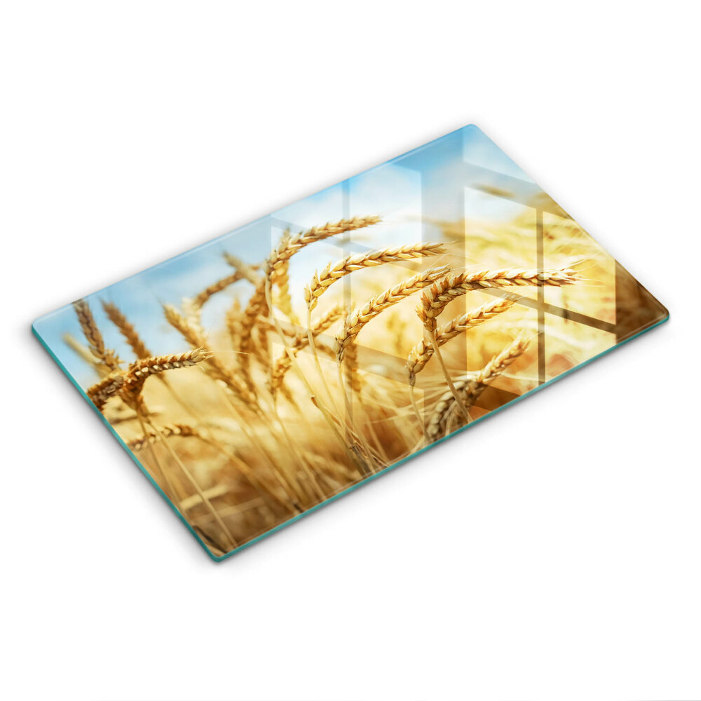 Szklana deska do krojenia Kłosy zbóż na polu