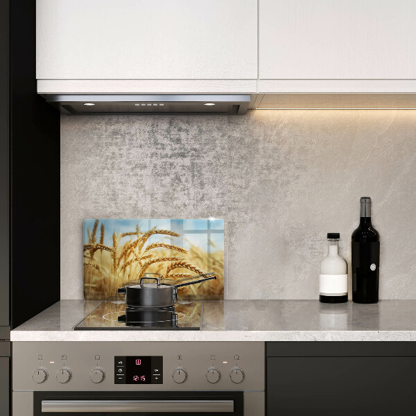 Szklana deska do krojenia Kłosy zbóż na polu