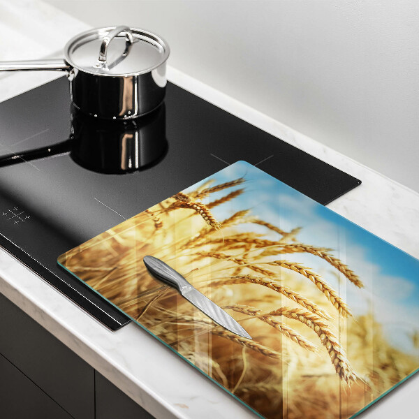 Szklana deska do krojenia Kłosy zbóż na polu
