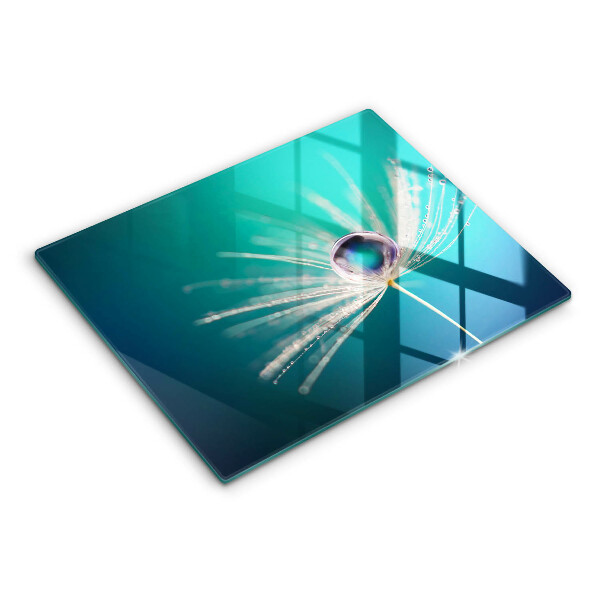 Szklana deska do krojenia Rosa na dmuchawcu