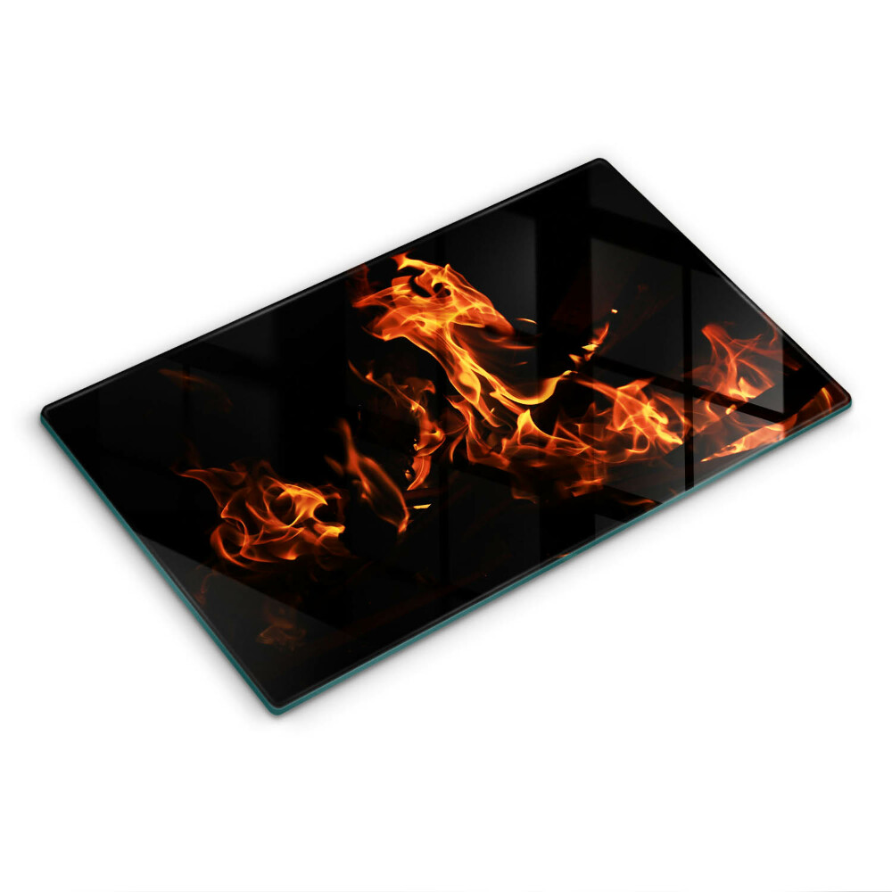 Szklana deska do krojenia Ogień żywy płomień