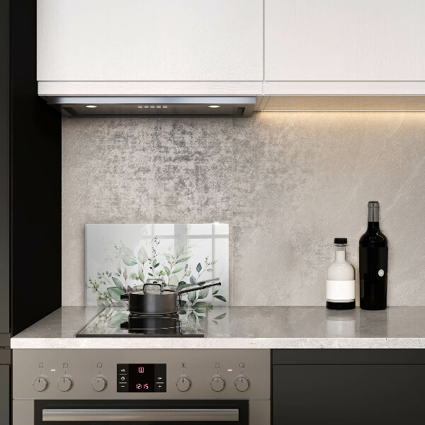 Szklana deska do krojenia Akwarelowe rośliny