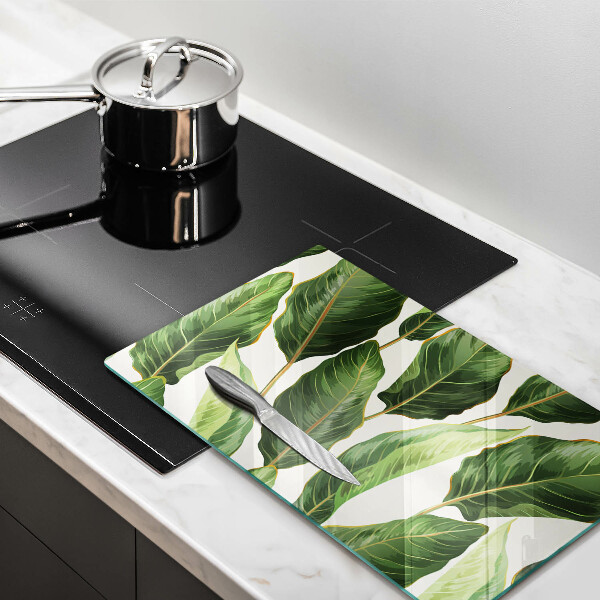 Szklana deska do krojenia Liście bananowca