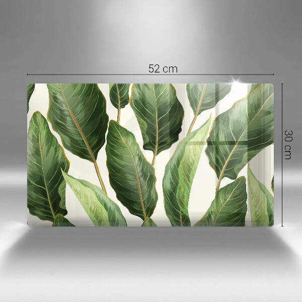 Szklana deska do krojenia Liście bananowca
