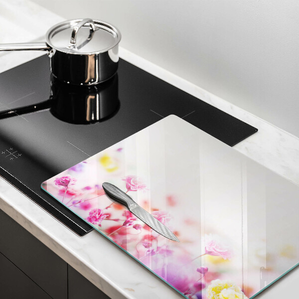 Szklana deska do krojenia Łąka kwiatów