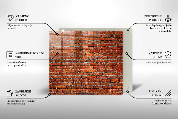 Deska kuchenna Ściana cegły mur