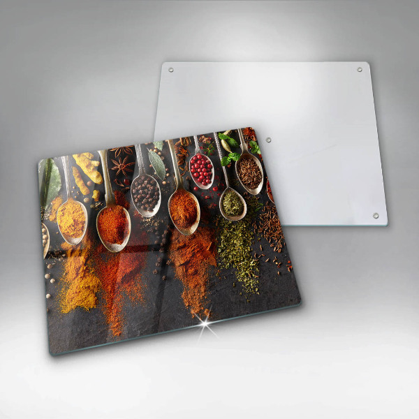 Deska kuchenna Łyżki z przyprawami