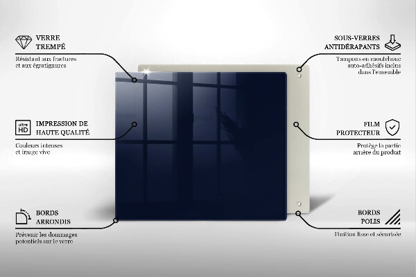 Deska do krojenia Kolor granatowy